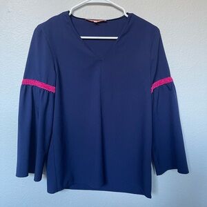Vilagallo blue/ pink blouse